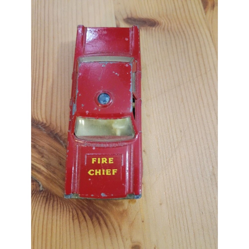 Vintage Matchbox Fire Chief Car Diecast Toy